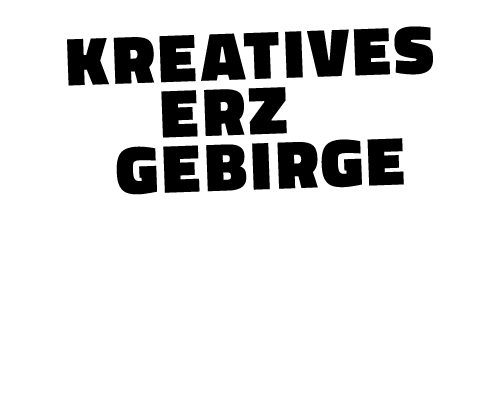 Logo Kreatives Erzgebirge in schwarzer Schrift untereinander