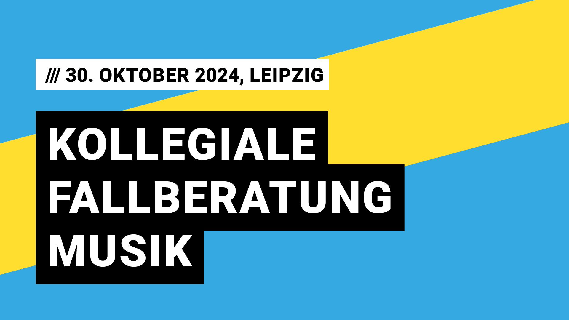 Titelbild Veranstaltung Kollegiale Fallberatung mit Datum 30. Oktober 2024, Leipzig